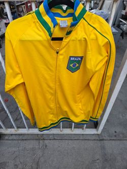 New Brazil long sleeve Windbreaker L!