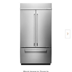 Kitchen Aid 42” Built In Refrigerator In Stainless Steel New In Box 