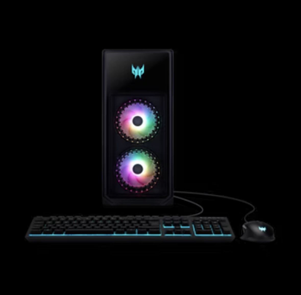 Acer - Predator Orion Gaming Desktop, Intel Core i7-1470OF - 32GB RAM - NVIDIA GeForce RTX 4070 SUPER - 1TB SSD - Black