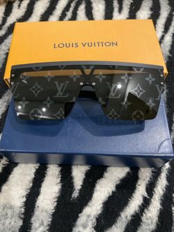 LOUIS VUITTON WAIMIA L presbyopia thick leg square sunglasses unisex couple style black