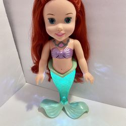Disney Singing Light Up Talking Ariel Little Mermaid Doll