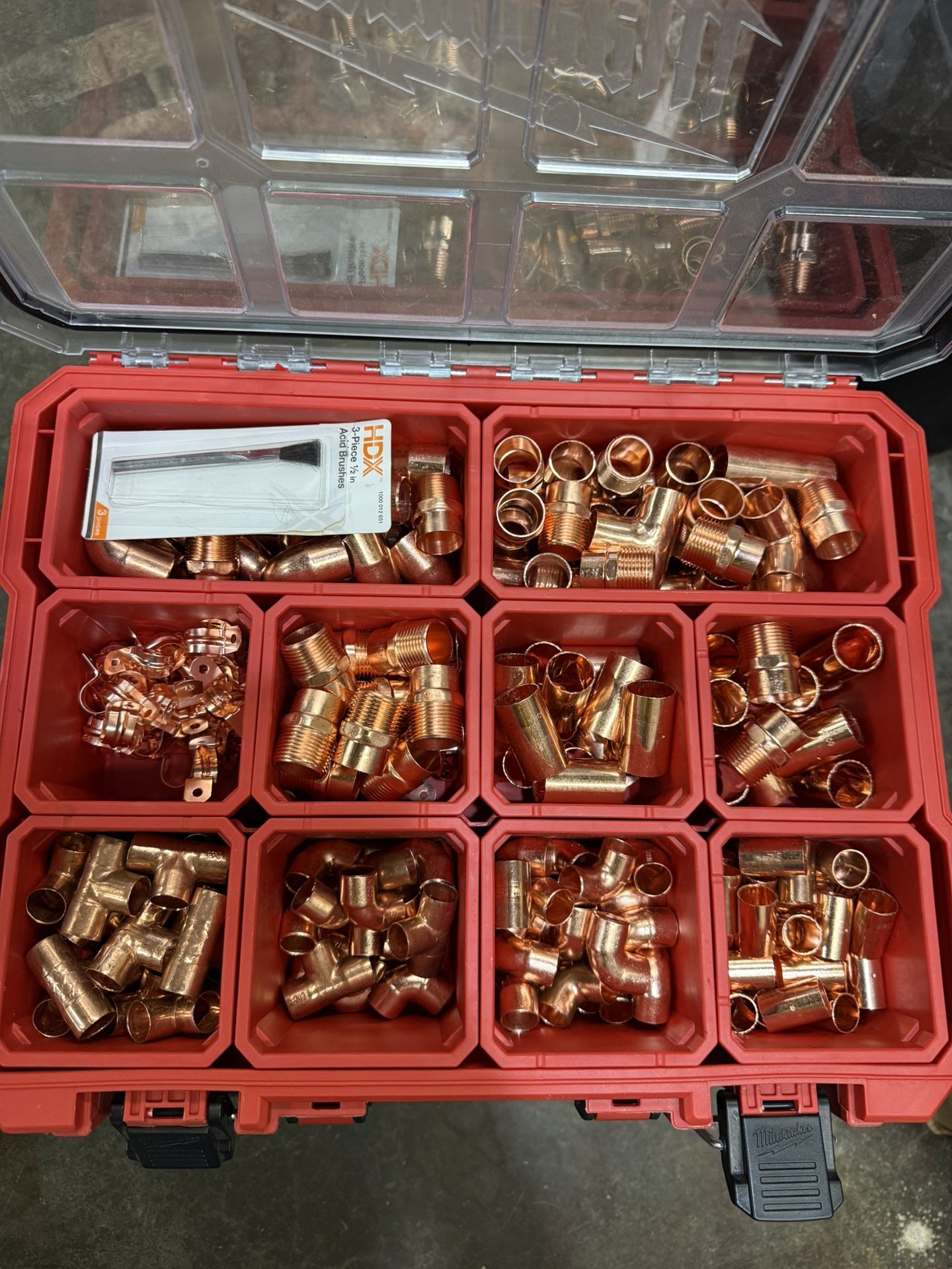 1/2” And 3/4” Copper Plumbing Fittings