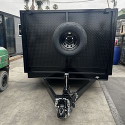 Scissor Lift Dump Trailer 