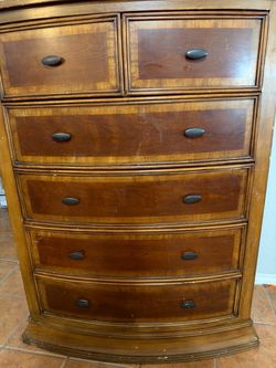 Solid wood dresser