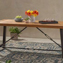 Modern Industrial Dining Table - $275 (Free Local Delivery)