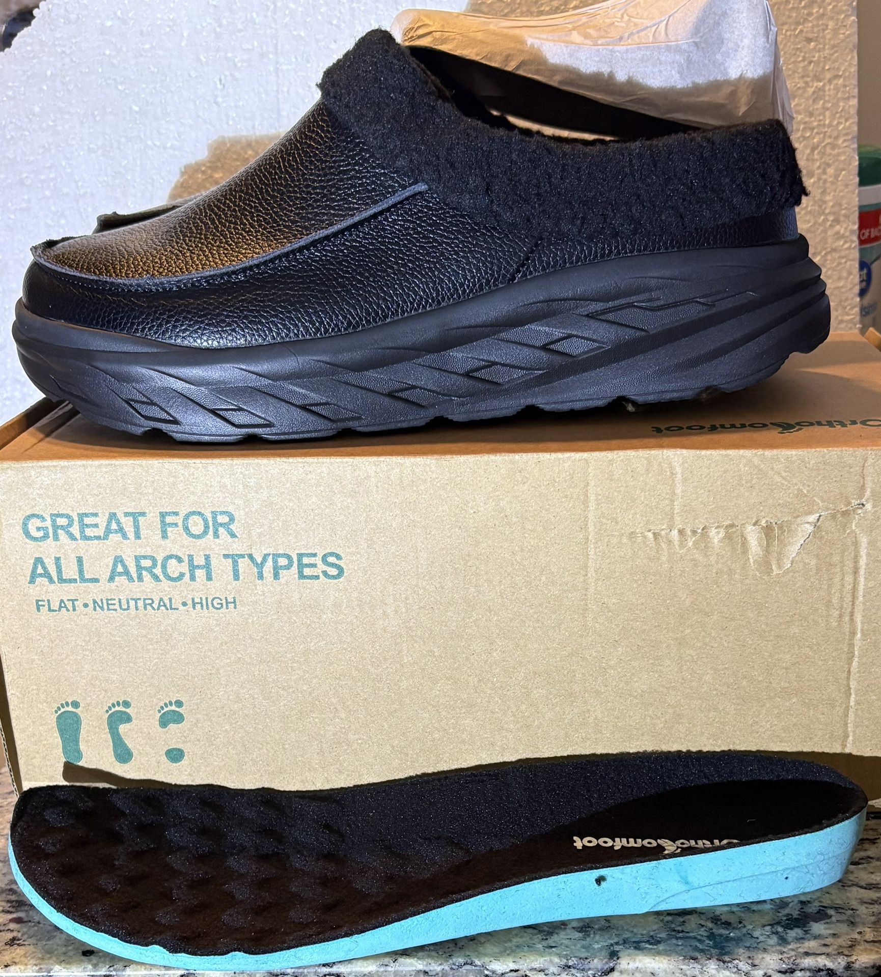 OrthoComfoot Men Leather Shoes