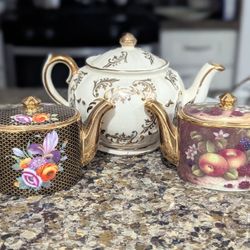 Mini Teapots Sadler Ayshford Bone China Made In England 