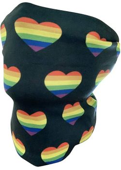 Face Mask- LGTBQ Hearts