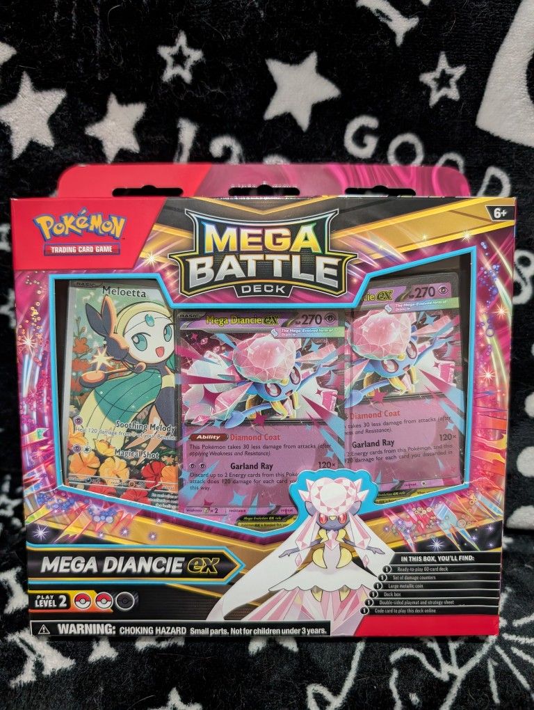 New Unopened Mega Diancie Pokemon Set