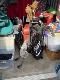 Golf Clubs and Bag