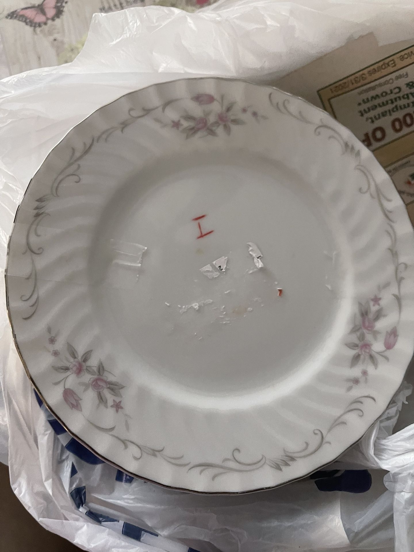genuine porcelain china gold standard made in japan plate