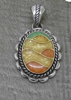 Sterling silver sunrise Sunset Mosaic 120.00