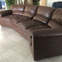 Leather Couch 