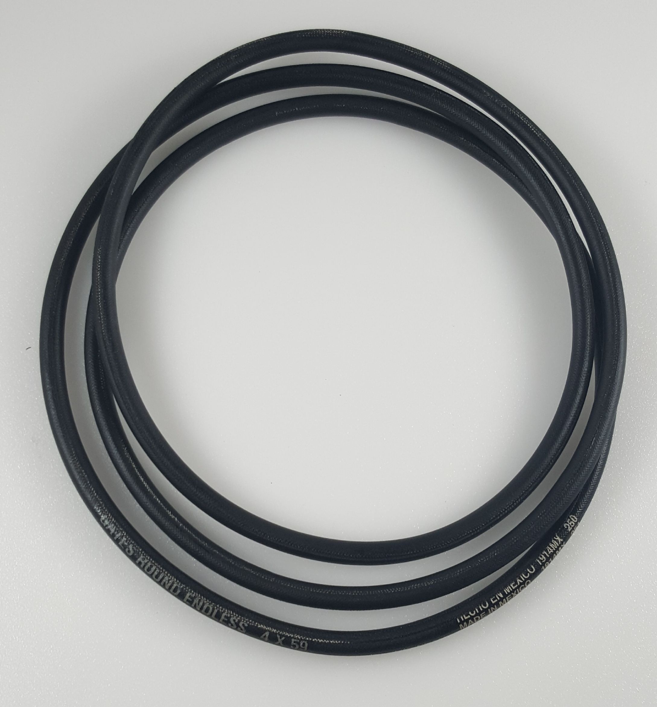 Gates 4 X 59 RE BELT Round Endless Belt, 1/4" Diameter, 59" Inside