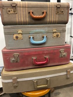 Vintage suitcases