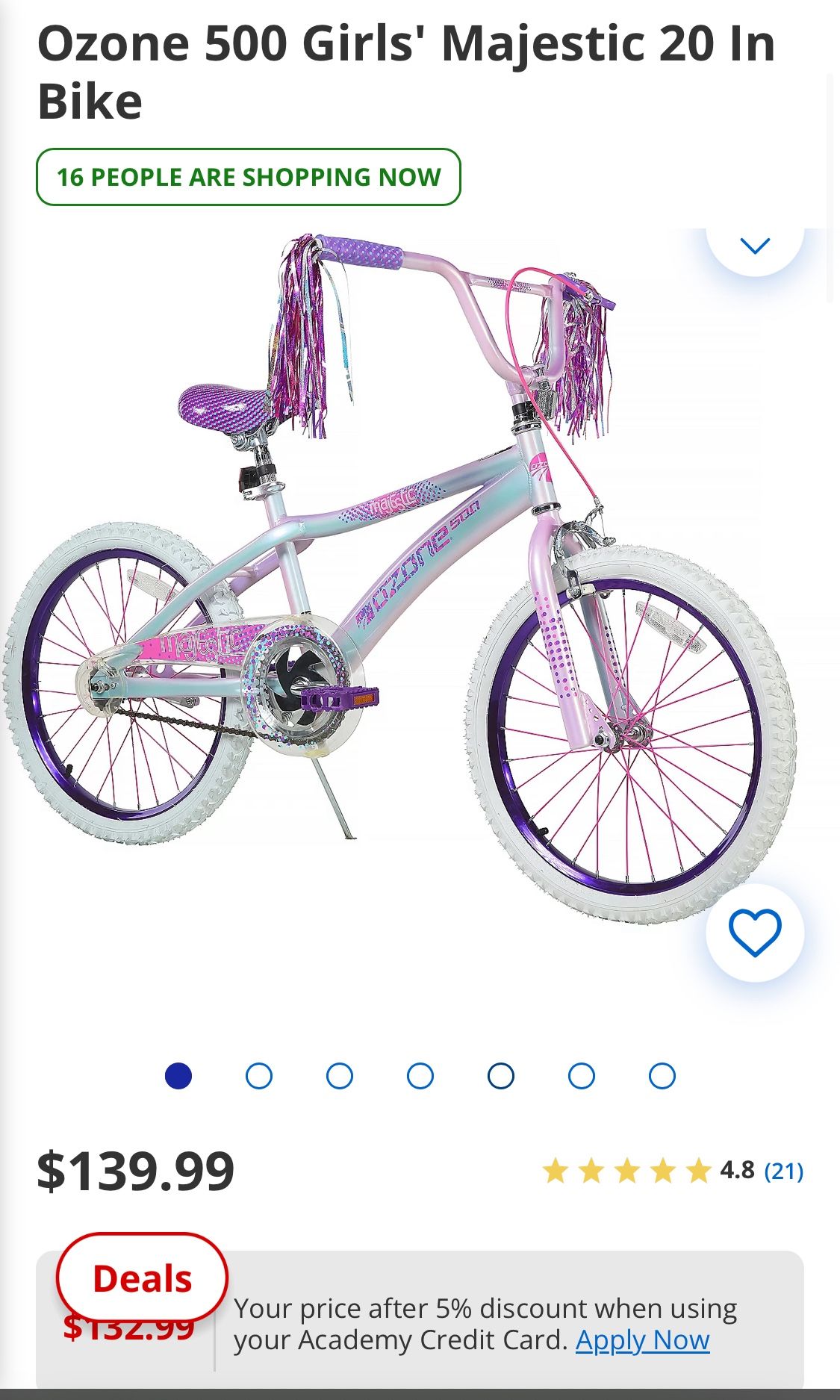 Girls Bike 20’