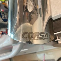 3” Corsa Exhaust Tip And Resonated Muffler 