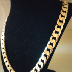 Gold Deep Plated Necklace Chain Jewelry 
