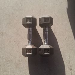 2 15lb Dumbells All In Motion 