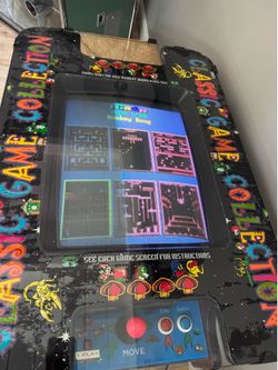 1980s Cocktail Table Arcade Game