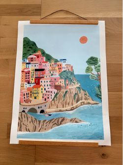 Print art with hanging frames