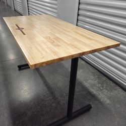 Echelon Butcher Block Table