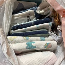 Swaddle Blankets & BIBS 