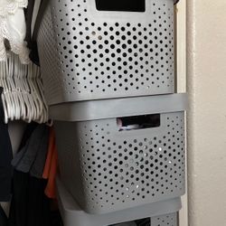 Grey Storage Boxes