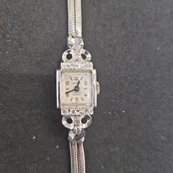 14k Diamond Watch Wg