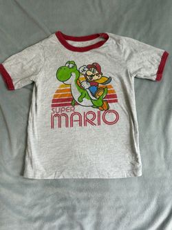 Youth boys 5T super Mario shirt