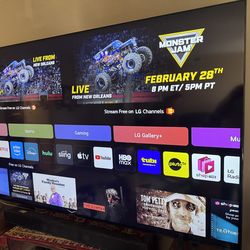 86” LG Smart TV