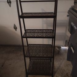 Chaise Lounge Chair And Metal Stand