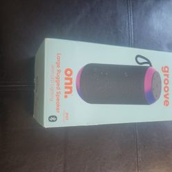 Onn. Medium Rugged Speaker with LED Lighting