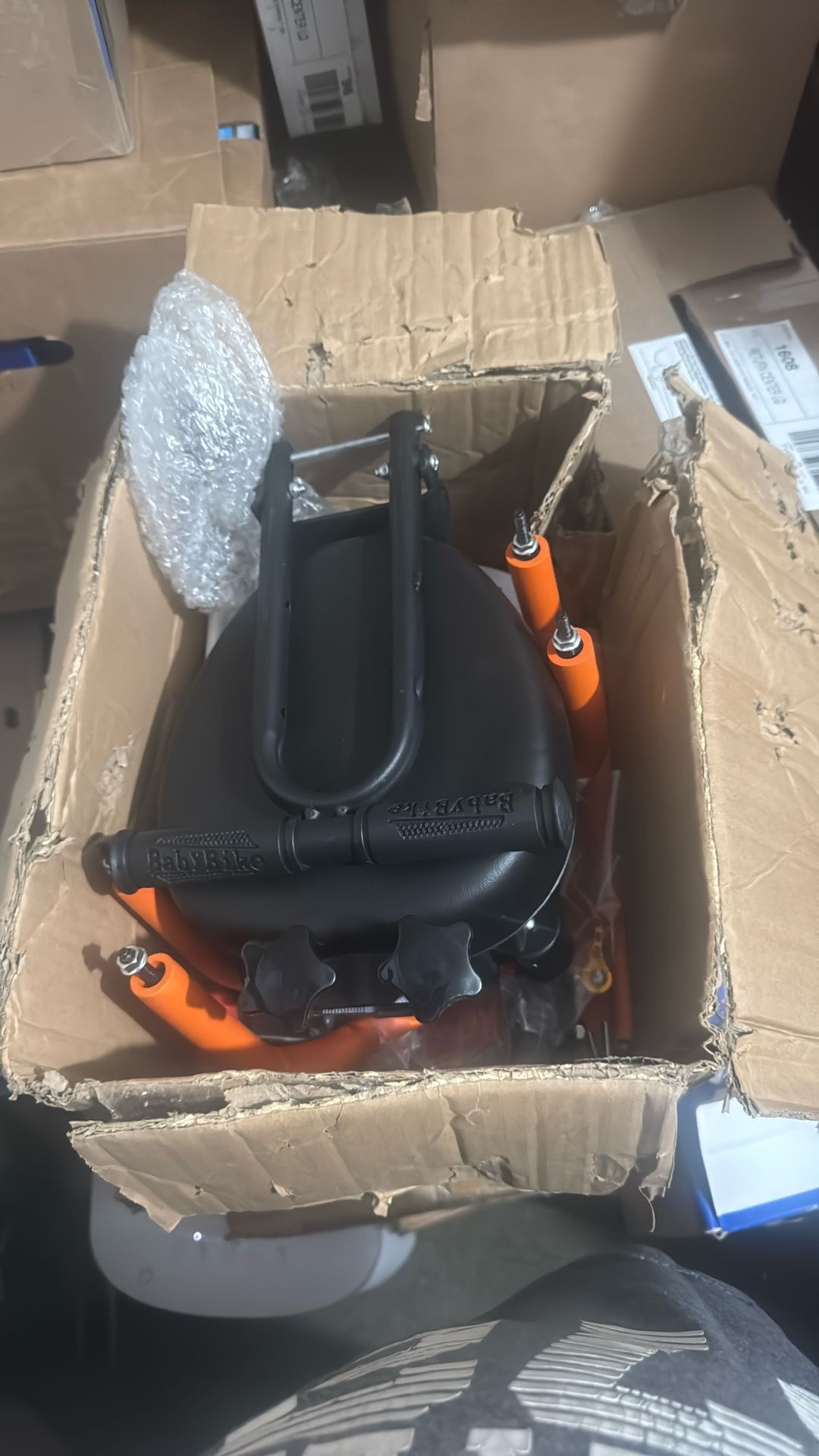 Kids, bike seat attachment