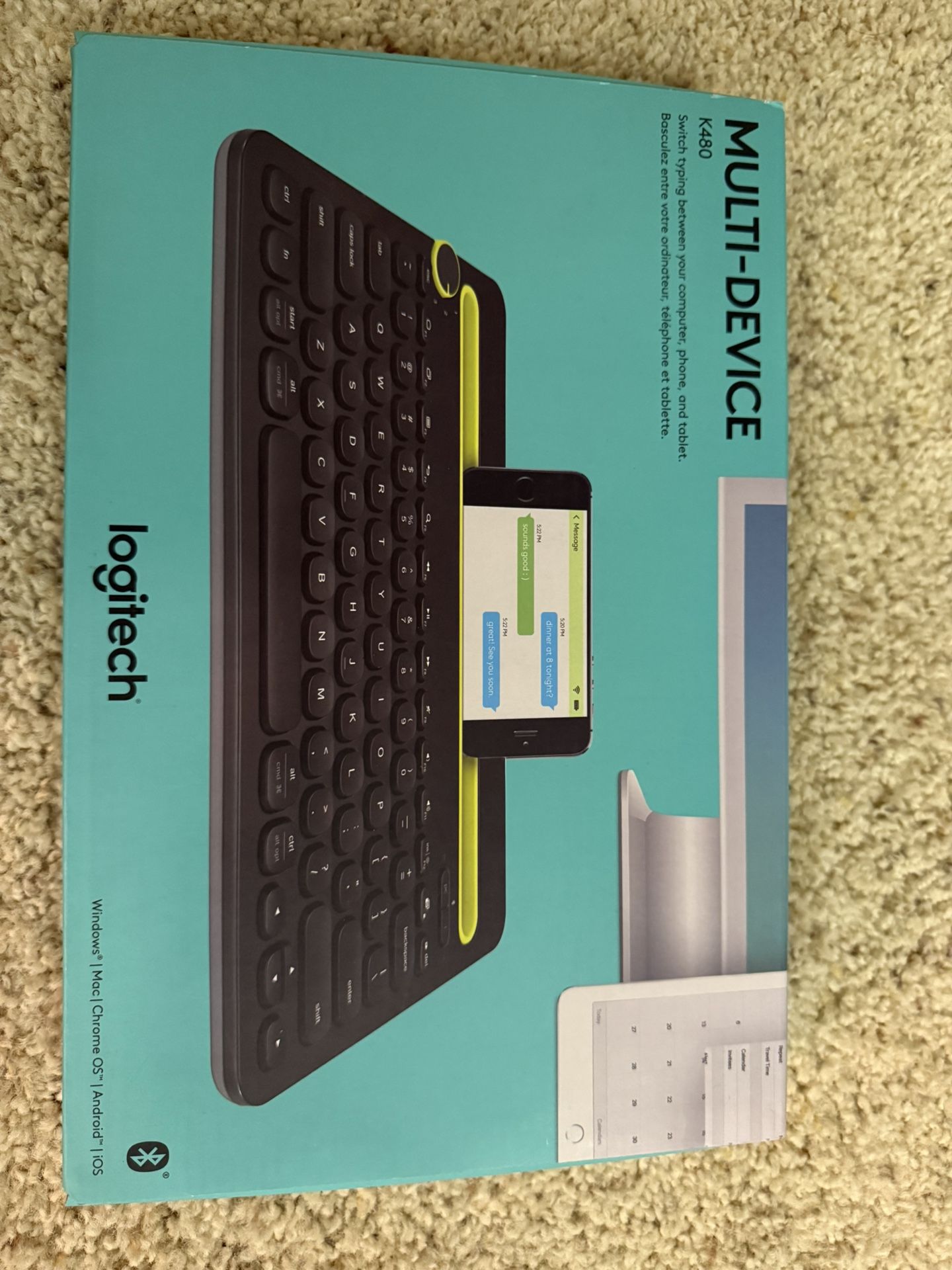 Logitech K480 Multi-device Bluetooth Keyboard