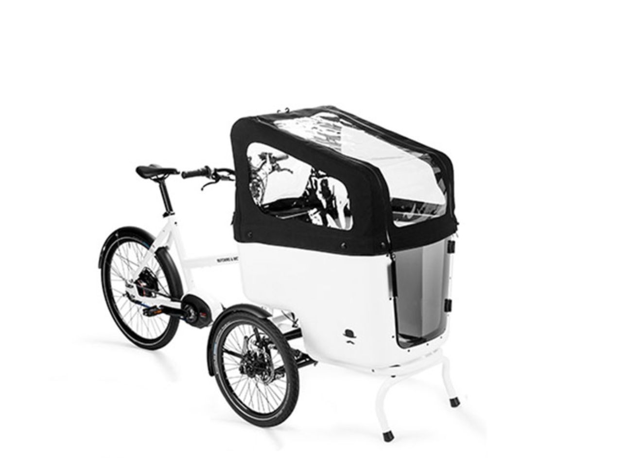Butchers & Bicycles Mk1 E electric cargo bike kids seat+accessories
