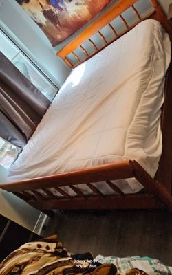 Solid Wood Bed with FREE Box Spring & Mattress
(Final Price)