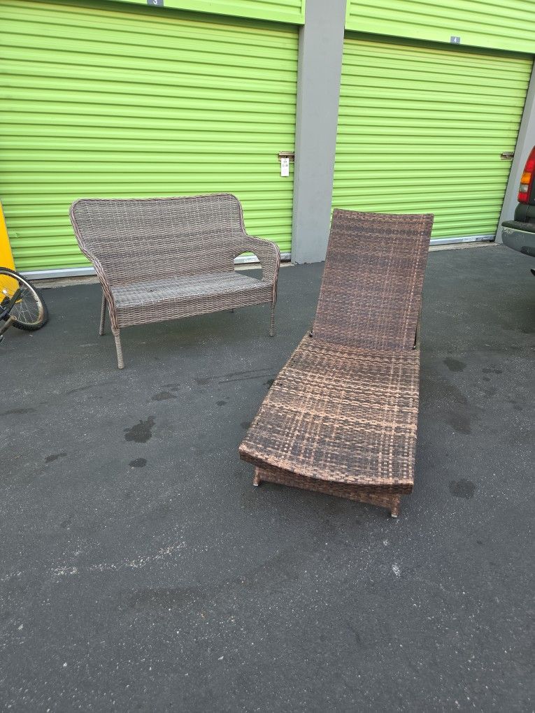 🍁Rubbermaid Wicker Patio Furniture 🍂