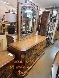 Dresser w Mirror We are located at 2811 East Bell road. Another Time Around Furniture.