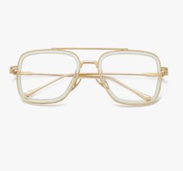 Clear & Gold Fashion Glasses 