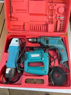 Power Tools- Jig Saw, Grinder, And Drill