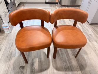 Leather dining chairs NEW