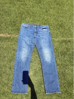 Lucky Brand Los Angeles Men’s Straight Leg Blue Jeans Size 40x34 Medium Wash Denim