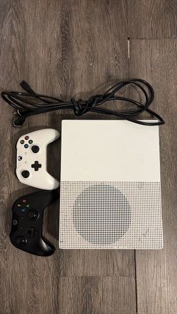 Microsoft Xbox One S Console with Two Controllers