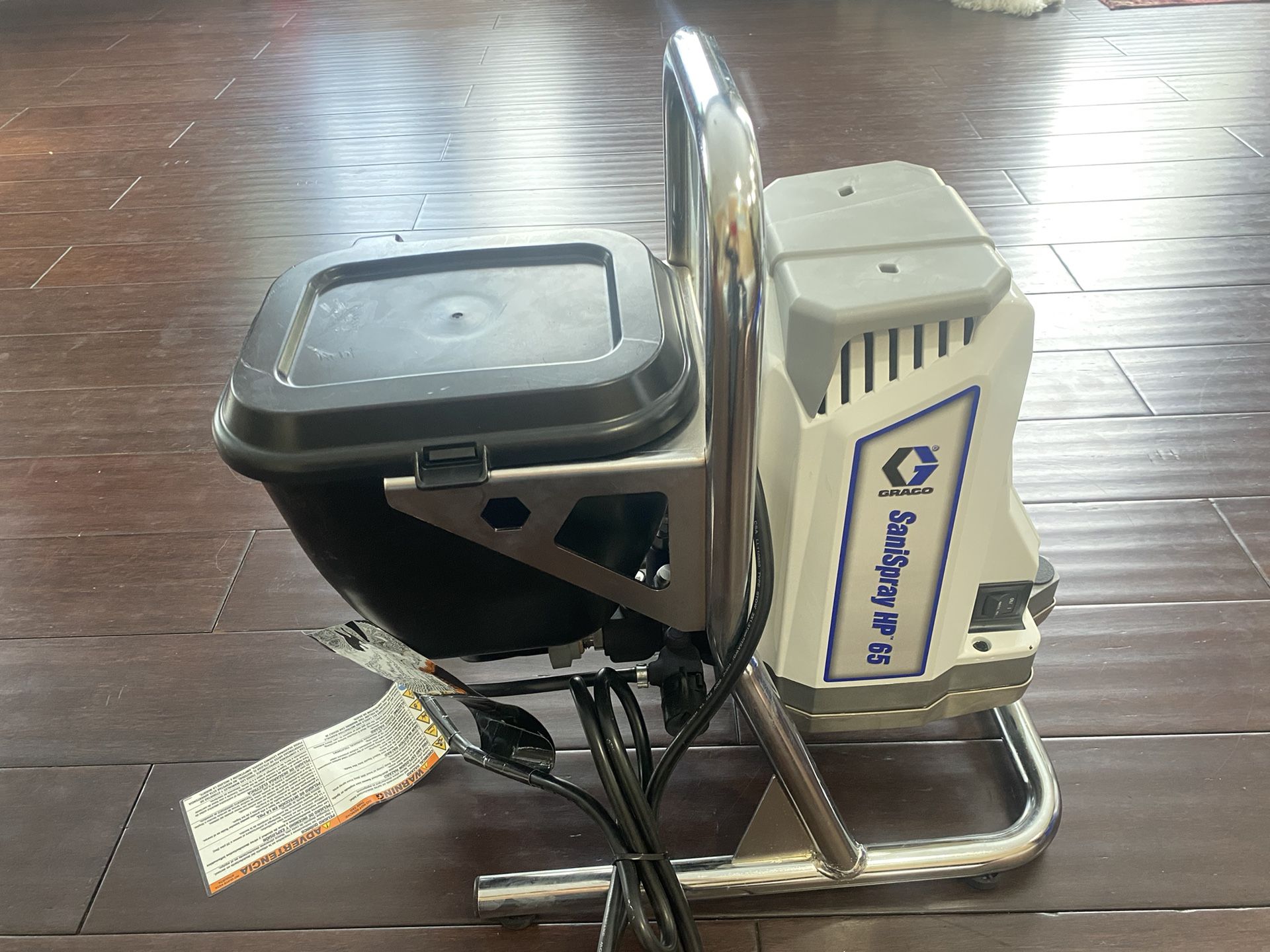 Graco SaniSpray HP 65 Electric Portable Airless Disinfectant Sprayer w/ 1.5 Gallon