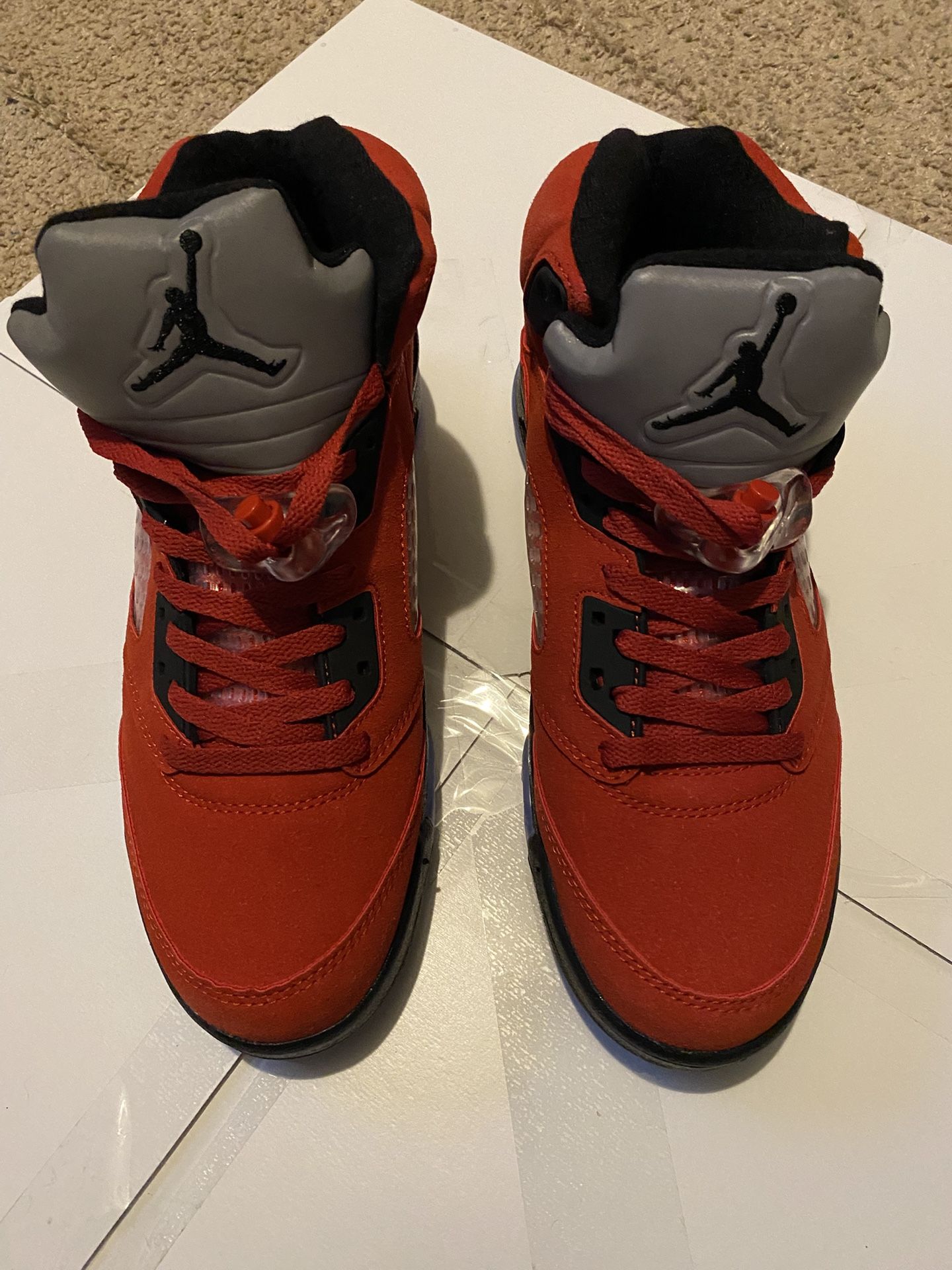 Fire Red Jordan 5’s