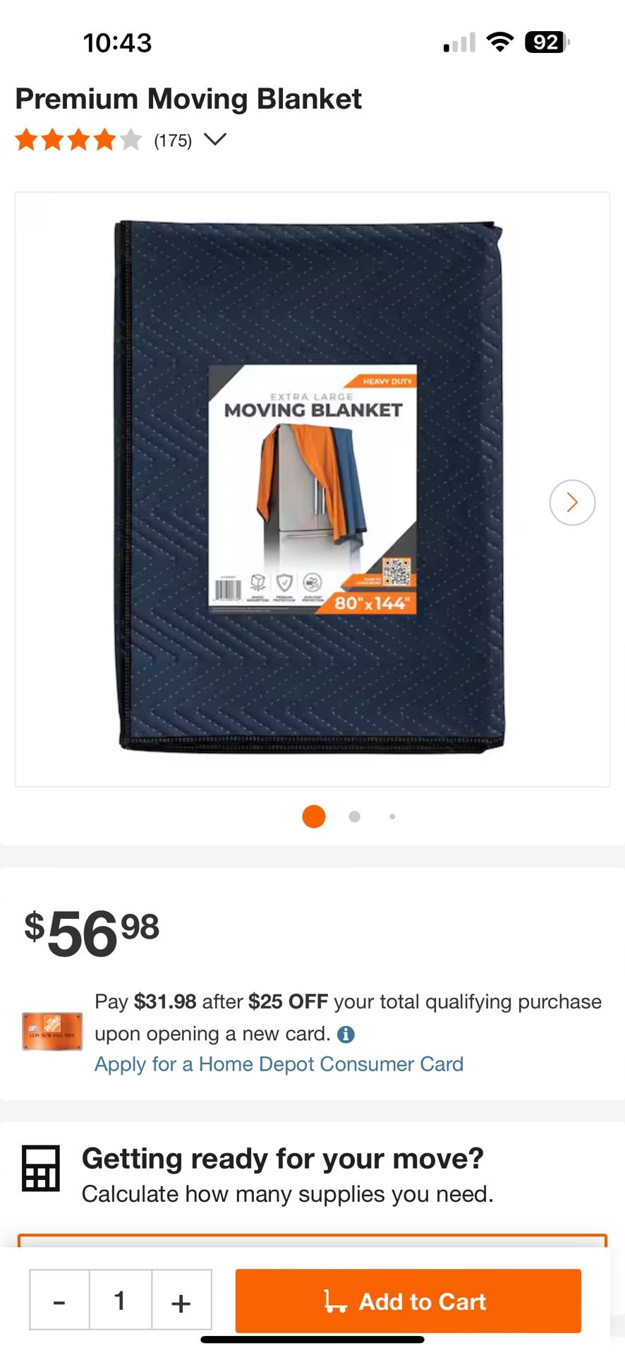Moving Blanket