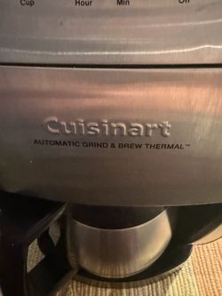 Cuisinart automatic, coffee, grinding, and brew  machine