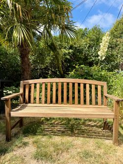 5ft Solid Teak Outdoor Patio Garden Bench