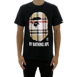 Bape Burberry Print Tees 